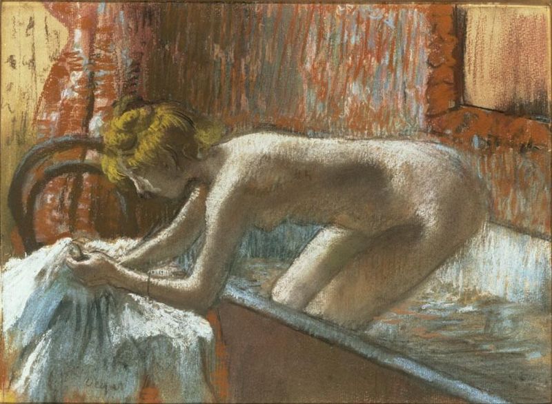 Bathing in art | 1800s